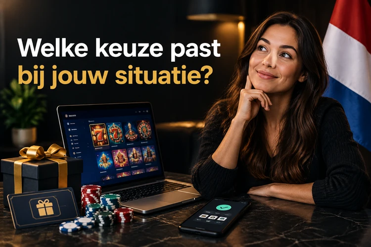 Welke keuze past bij jouw situatie?