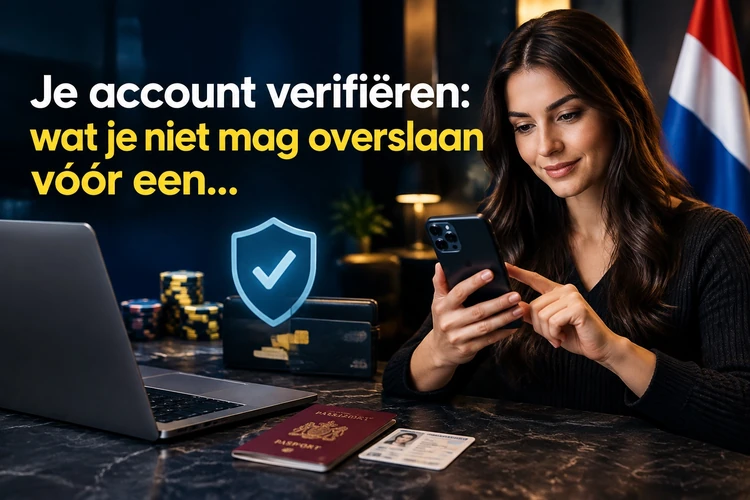 Je account verifiëren: wat je niet mag overslaan vóór een opname